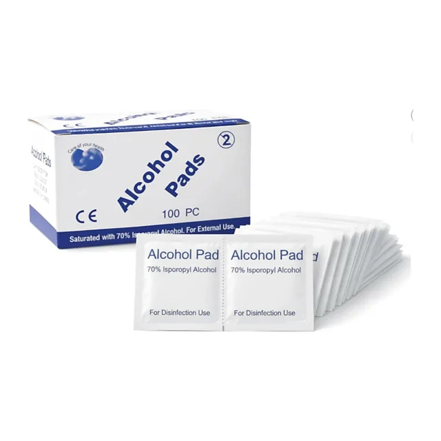 Alcohol Swabs / Alcohol Pads (100 Pack)